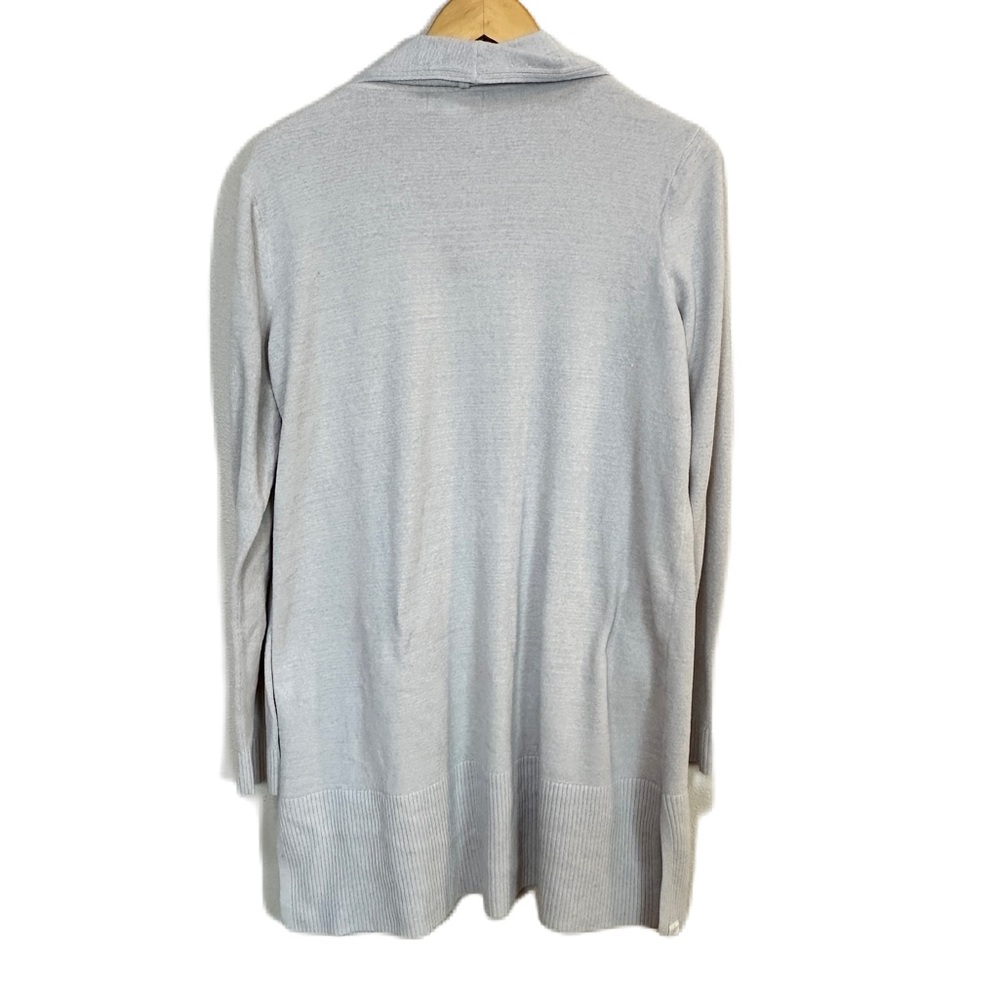 Barefoot Dreams CozyChic Ultra Lite Open Front Light Gray Cardigan Women’s XL - Picture 2 of 5